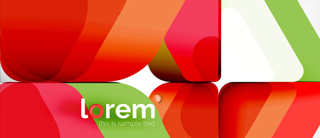 Geometric abstract background. Trendy abstract layout template for business or technology presentation or web brochure cover, wallpaper. Vector illustrationのイラスト素材