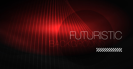 Digital technology abstract background - neon geometric design. Abstract glowing lines. Colorful techno vector background. Futuristic shape.のイラスト素材