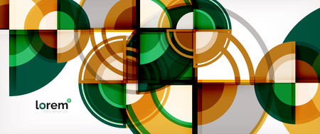 Modern geometric abstract background. Trendy abstract layout template for business or technology presentation, internet poster or web brochure cover, wallpaper. Vector illustrationのイラスト素材