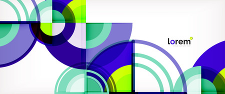 Modern geometric abstract background. Trendy abstract layout template for business or technology presentation, internet poster or web brochure cover, wallpaper. Vector illustrationのイラスト素材