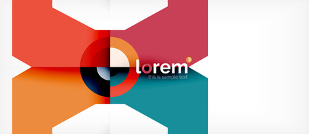 Abstract round elements composition background, organic design template with place for your textのイラスト素材