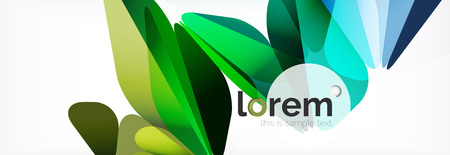 Modern geometric background. Poster template with polygonal elements. Vector illustrationのイラスト素材
