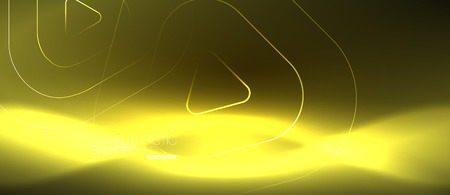 Color shiny neon lights background with abstract lines, magic energy conceptのイラスト素材