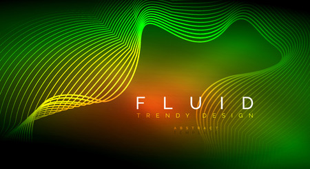 Digital flowing wave particles abstract background, vector smoke effect designのイラスト素材