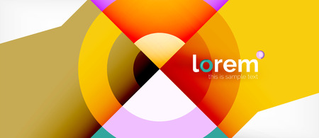 Abstract round elements composition background, organic design template with place for your textのイラスト素材