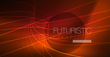 Neon glowing magic background, neon banner, night sky wallpaper. Magic light vector effect. Christmas abstract pattern.のイラスト素材