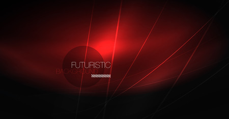 Digital technology abstract background - neon geometric design. Abstract glowing lines. Colorful techno vector background. Futuristic shape.のイラスト素材