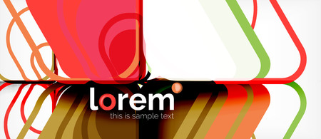 Geometric abstract background. Trendy abstract layout template for business or technology presentation or web brochure cover, wallpaper. Vector illustrationのイラスト素材