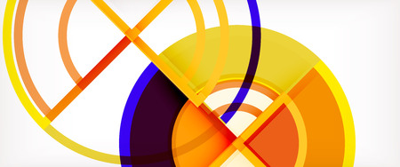 Modern geometric abstract background. Trendy abstract layout template for business or technology presentation, internet poster or web brochure cover, wallpaper. Vector illustrationのイラスト素材