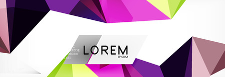 Science background. Abstract triangle pattern. Vector abstract geometric template