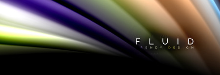 Creative line art. Vector banner background. Abstract motion. Graphic modern pattern. Abstract business background.のイラスト素材