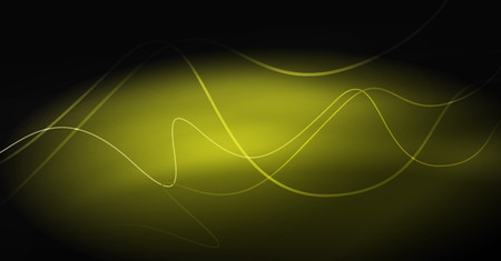 Neon lines wave background. Vector abstract compositionのイラスト素材