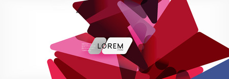 Science background. Abstract triangle pattern. Vector abstract geometric template design