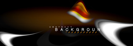 Blurred fluid colors background, abstract waves lines, mixing colours with light effects on light backdrop. Artistic illustration for presentation, app wallpaper, banner or postersのイラスト素材