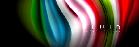 Creative line art. Vector banner background. Abstract motion. Graphic modern pattern. Abstract business background.のイラスト素材