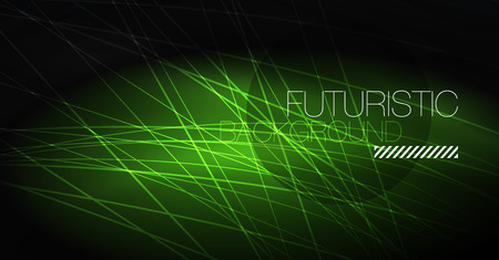 Digital technology abstract background - neon geometric design. Abstract glowing lines. Colorful techno vector background. Futuristic shape.のイラスト素材