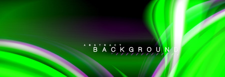 Blurred fluid colors background, abstract waves lines, mixing colours with light effects on light backdrop. Artistic illustration for presentation, app wallpaper, banner or postersのイラスト素材