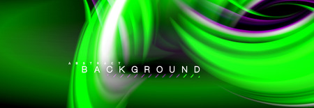 Blurred fluid colors background, abstract waves lines, mixing colours with light effects on light backdrop. Artistic illustration for presentation, app wallpaper, banner or postersのイラスト素材