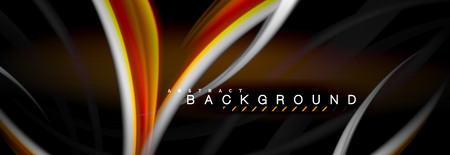 Blurred fluid colors background, abstract waves lines, mixing colours with light effects on light backdrop. Artistic illustration for presentation, app wallpaper, banner or postersのイラスト素材