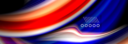 Fluid liquid wave pattern, vector backgroundのイラスト素材