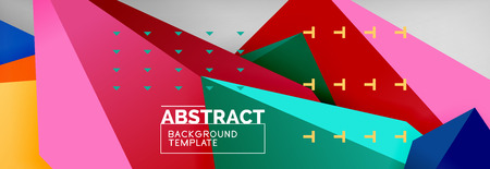 3d polygonal shape geometric background, triangular modern abstract composition