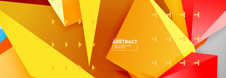 3d polygonal shape geometric background, triangular modern abstract composition