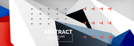 3d polygonal shape geometric background, triangular modern abstract composition