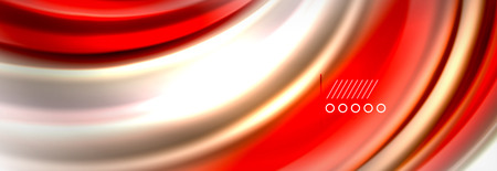 Smooth liquid blur wave background, color flow concept, vector illustrationのイラスト素材