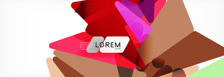 Science background. Abstract triangle pattern. Vector abstract geometric templateのイラスト素材