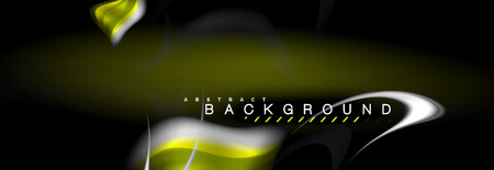 Blurred fluid colors background, abstract waves lines, mixing colours with light effects on light backdrop. Artistic illustration for presentation, app wallpaper, banner or postersのイラスト素材