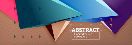 3d triangular shapes geometric background. Origami style pattern with triange shapes for decorative design. Poster design. Line design. Modern presentation templateのイラスト素材