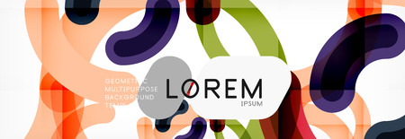 Linear design circle background