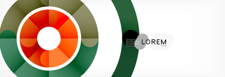 Circular lines design background, vector circleのイラスト素材