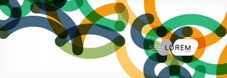 Abstract color lines on white. Modern colorful flow poster wave. Art design for your project. Vector illustrationのイラスト素材