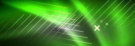 Shiny glowing lights neon color design backgroundのイラスト素材