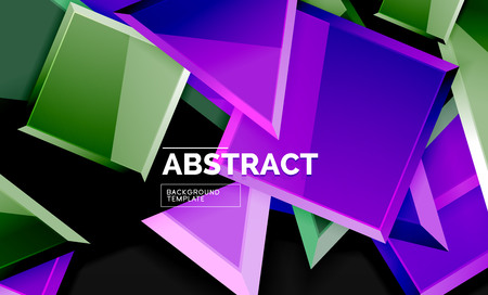 Shiny style geometric background, vectorのイラスト素材