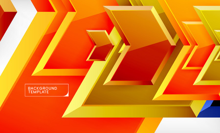 Abstract glossy techno arrows background, vector illustrationのイラスト素材