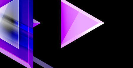 Dynamic triangle composition abstract background
