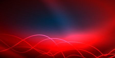 Neon wave abstract backgroundのイラスト素材