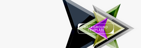 Arrows abstract composition for banner, background