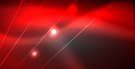 Neon glowing lines, magic energy space light concept, abstract background wallpaper design, vector illustrationのイラスト素材