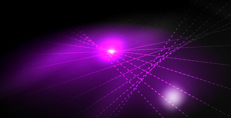 Glossy shiny glowing neon waves, magic space concept templateのイラスト素材