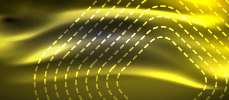 Glowing shiny neon squares abstract background, techno modern template, vectorのイラスト素材