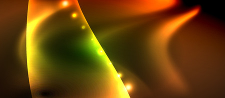 Glowing shiny light abstract background, vector templateのイラスト素材