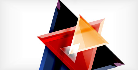 Triangle abstract vector background