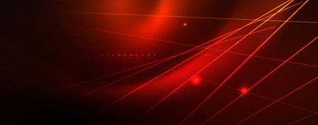 Shiny color neon light with lines, abstract wallpaper, shiny motion, magic space light. Vector techno abstract backgroundのイラスト素材