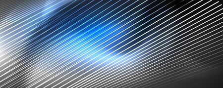 Color light with lines, outer space background, bright rays, vector templateのイラスト素材