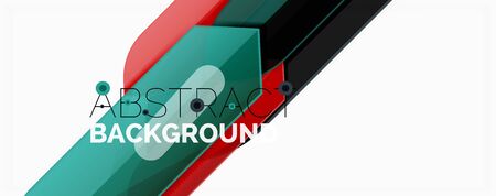 Color lines, modern geometric abstract background. Minimalistic design, creative concept, stripes with arrows and triangle shapesのイラスト素材