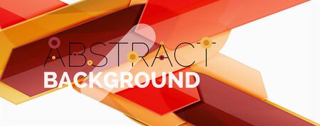 Color lines, modern geometric abstract background. Minimalistic design, creative concept, stripes with arrows and triangle shapes. Vector illustrationのイラスト素材