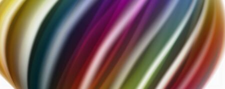 Color flowing waves, liquid conceptual abstract background. Vectorのイラスト素材